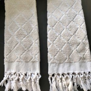 Anthropologie Home Hand Towels - Set of 2